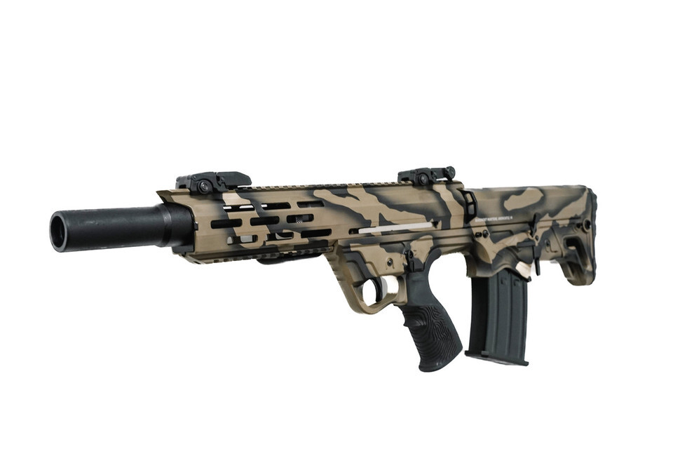 Blackjacket Munitions SBP-12 Bullpup Shotgun 12 Gauge Tiger Striped Pattern